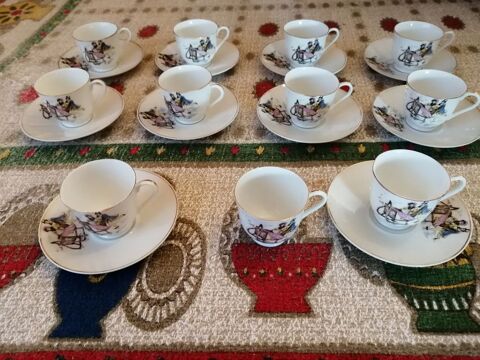 Service à café en  PORCELAINE  Saint-Marcel-lès-Valence (26)