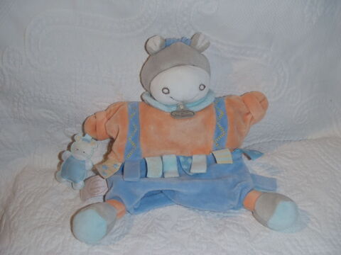 doudou marionnette hippopotame , nathan doudou et compagnie 5 Bayonne (64)