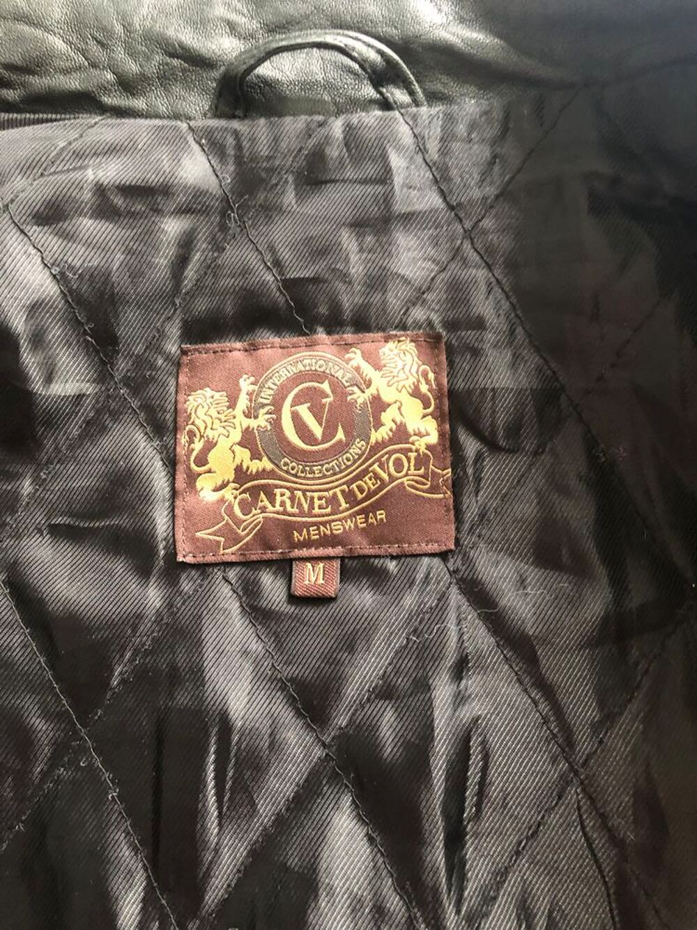 Blouson cuir homme Vêtements