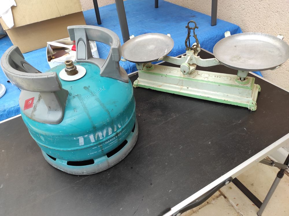 petite bouteille gaz vide twiny butane 6kg avec BALANCE Bricolage