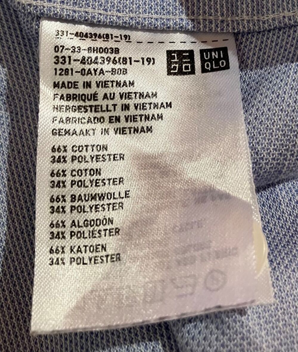 Chemise taille XS - Uniqlo Vêtements