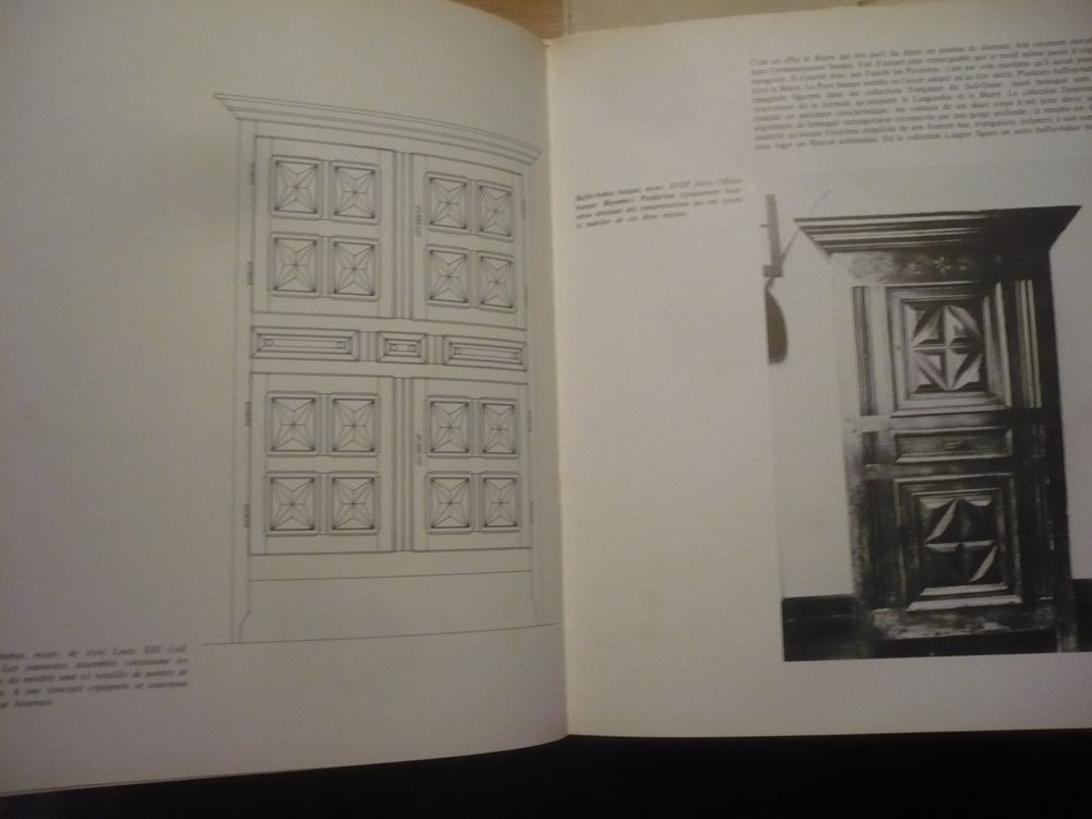 MEUBLES BASQUES ET B&Eacute;ARNAIS par Guillaume JANNEAU 1974 Livres et BD