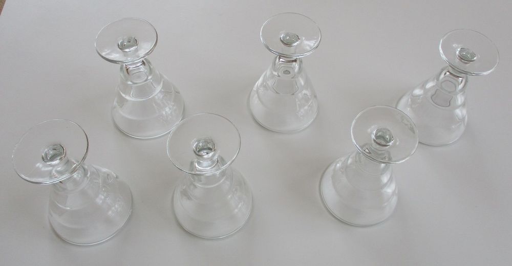 6 Verres de bistrot &agrave; ap&eacute;ritif BVB Décoration