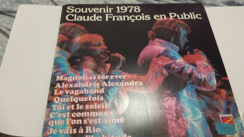 VINYLE CLAUDE FRANCOIS
SOUVENIR 1978
18 Triel-sur-Seine (78)