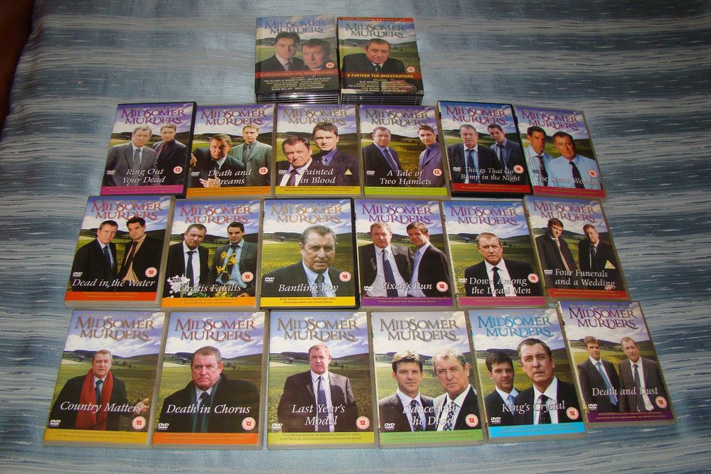 Lot de 37 DVD Midsomer Murders / Inspecteur Barnaby V.O.
DVD et blu-ray