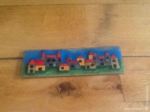 Beau petit tableau sur c�ramique. 15 Mouxy (73)