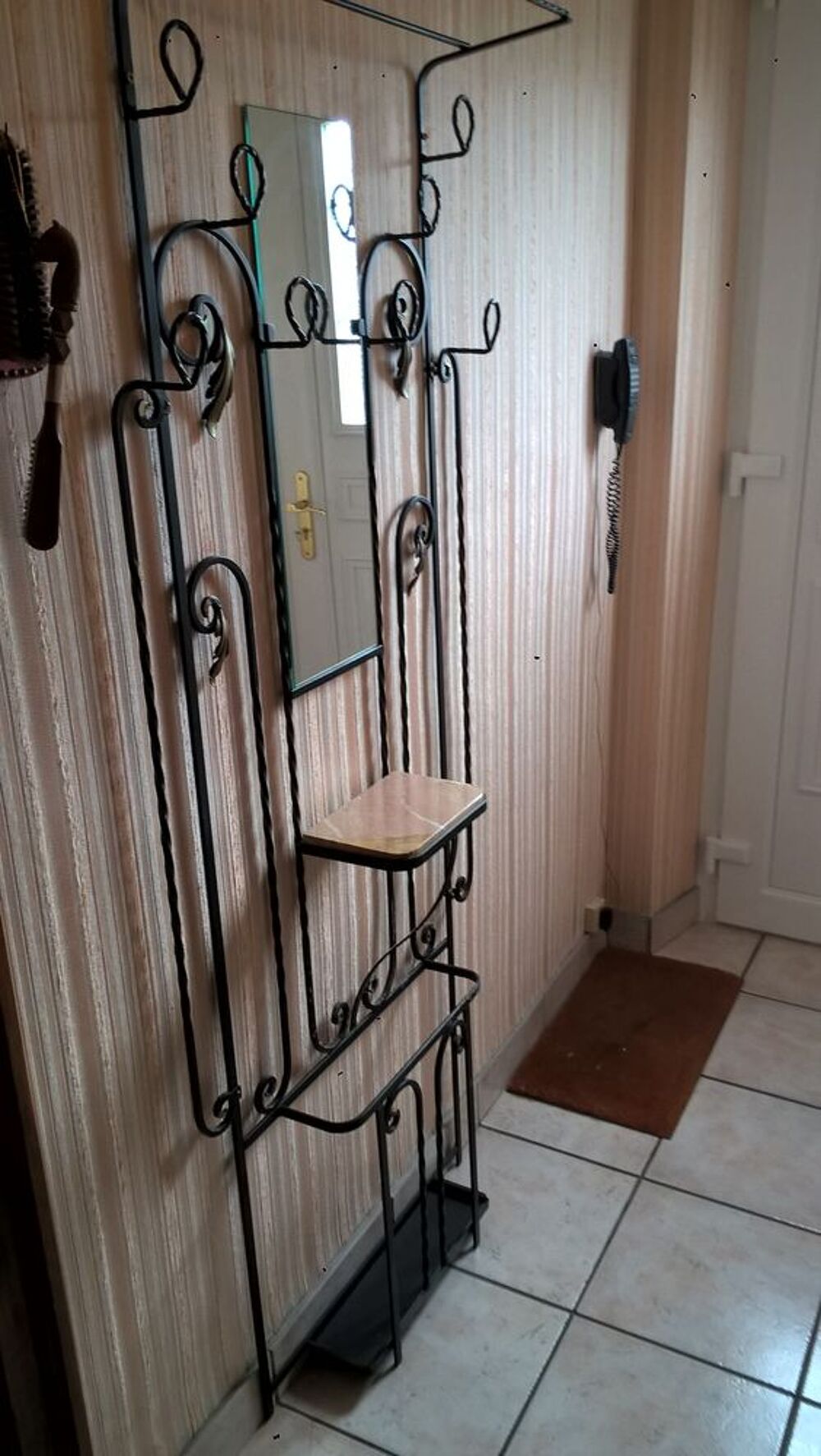 PORTE MANTEAU FER FORGE Décoration