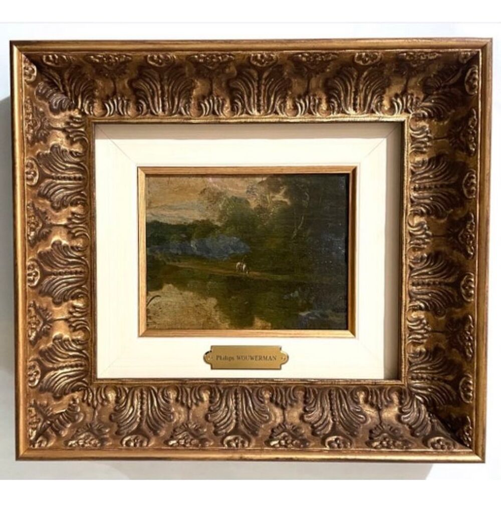 17e (1650s) tableau flamand Philips Wouwerman (1619-1698) Décoration