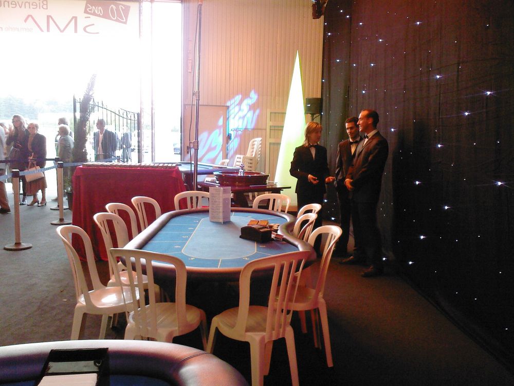 Tr&egrave;s belle table de Texas Hold'Em Poker Jeux / jouets