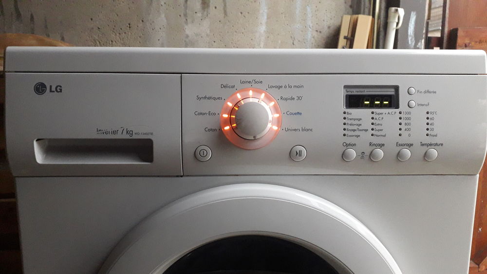 Lave linge frontal LG INVERTER 7Kg. Electroménager
