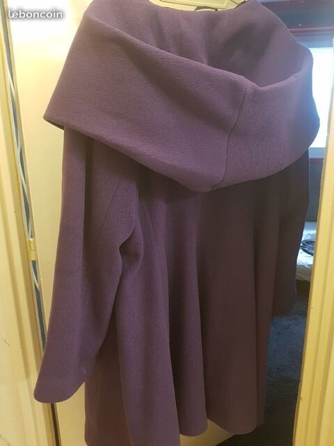 Tr�s beau manteau mauve � capuche ou pas, comme on le d�sire 40 Montpellier (34)
