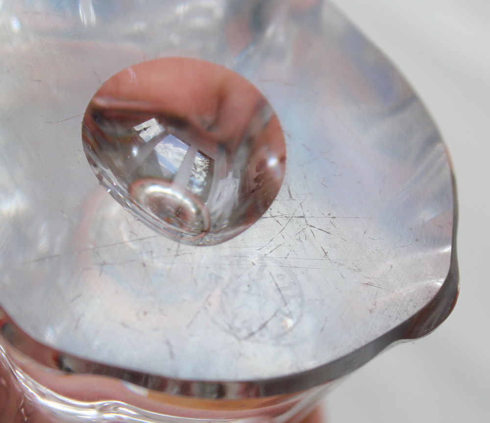Vase cristal BACCARAT vintage 70 Décoration