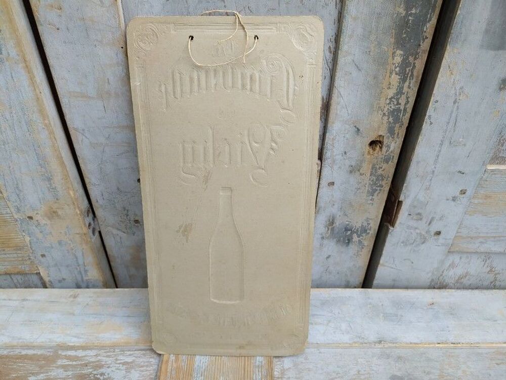 Ancien Carton Publicitaire Limonade de Vichy Bellegarde Ain 