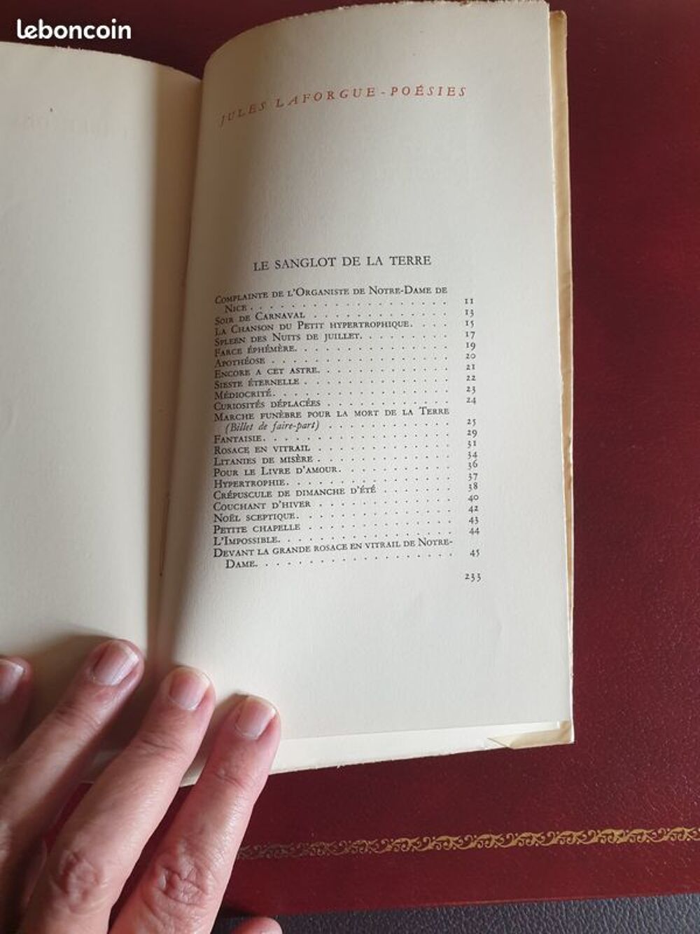 Jules Laforgue Po&eacute;sies 1/2 num&eacute;rot&eacute; beau velin Livres et BD