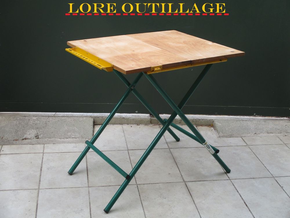 MACC Papillon - Table &eacute;tabli pliant Bricolage