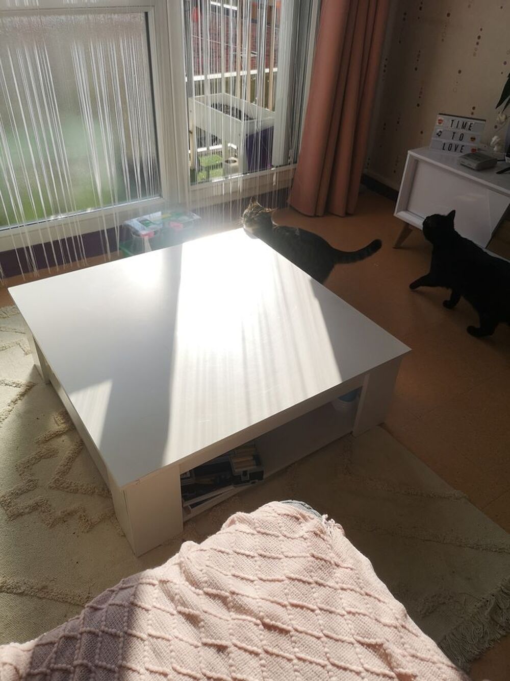 Table basse blanche Meubles