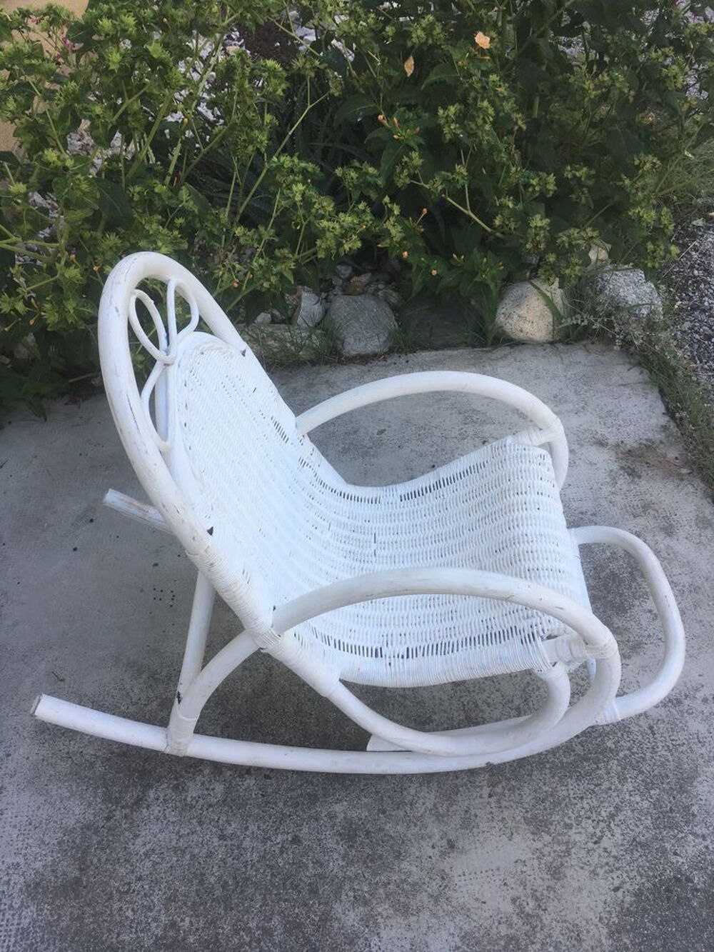 Rocking chair enfant bambou / rotin Meubles