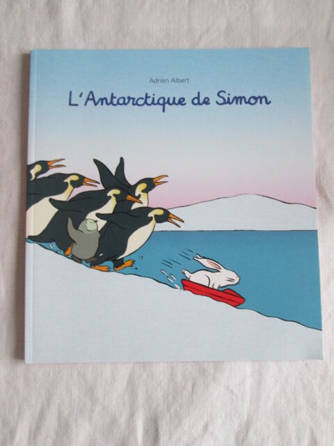 Livre illustr enfant - L'antarctique de Simon par A.ALBERT 7 Chauriat (63)