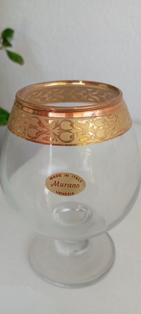 Verres � cognac de MURANO 45 Saint-Mandrier-sur-Mer (83)