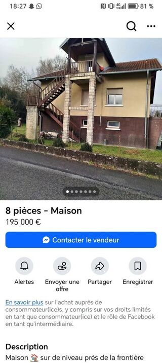  Maison à vendre 8 pièces 180 m²