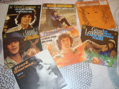 un lot de7 -45 tours de G�rard LE Norman 10 Villev�que (49)