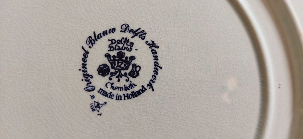 2 GRANDES ASSIETTES DELFT'S Cuisine