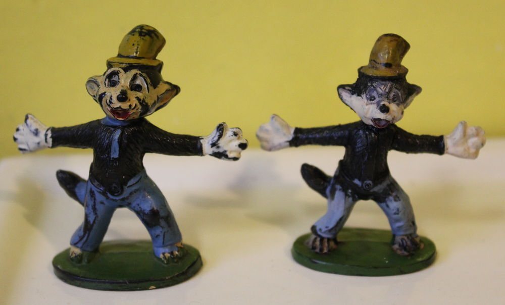 Figurine Jim vintage 60 petit loup Disney (3 petits cochons) 