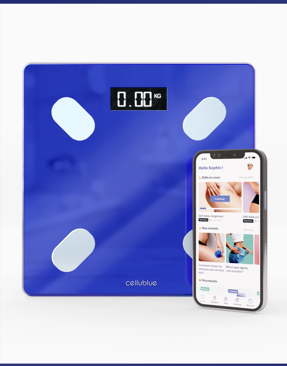 connect&eacute;eBalance Cellule Blue Sports