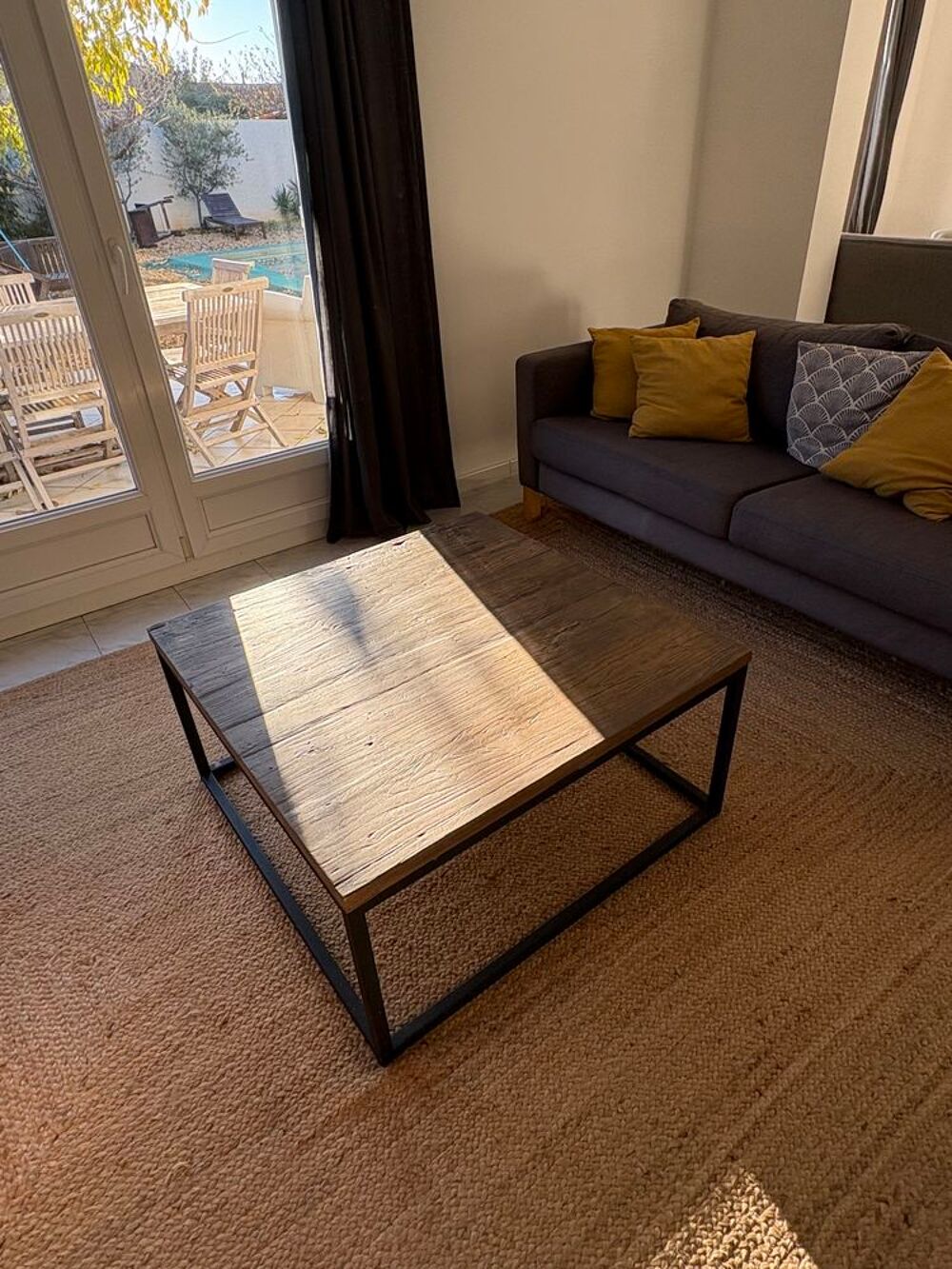 Table basse salon type industriel Meubles