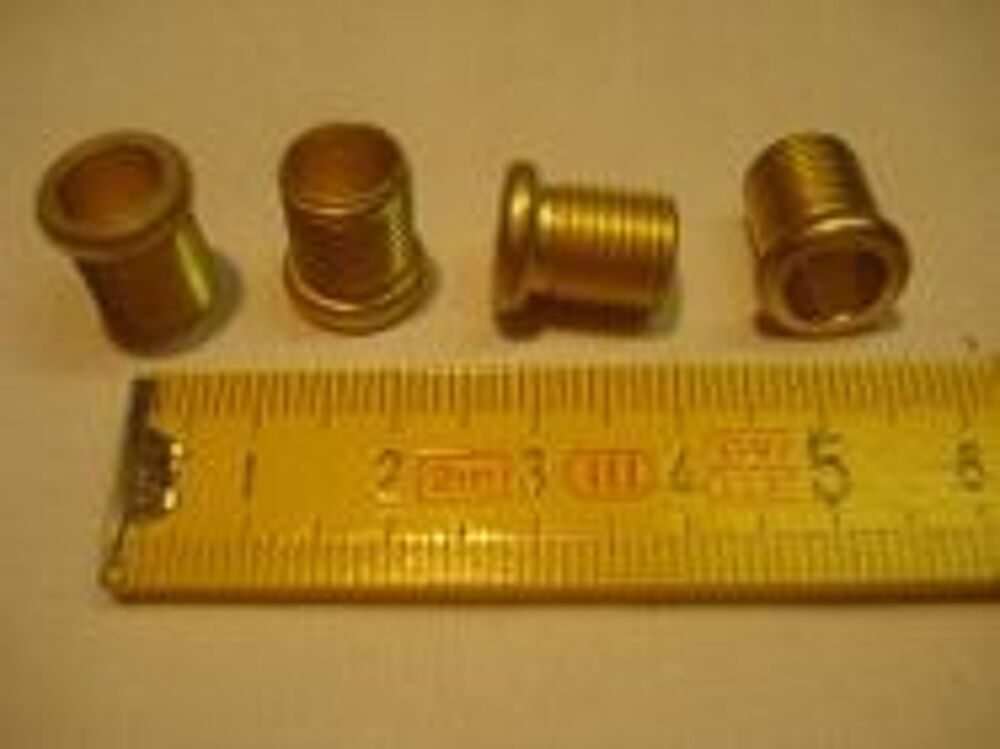 lot 2 vis terminus laiton 10 mm passe fil griffe douille l Décoration