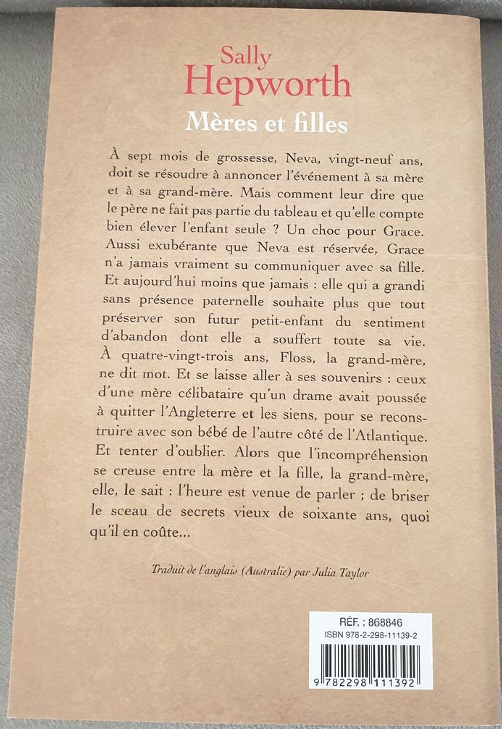 M&egrave;res et filles ? Sally Hepworth Livres et BD