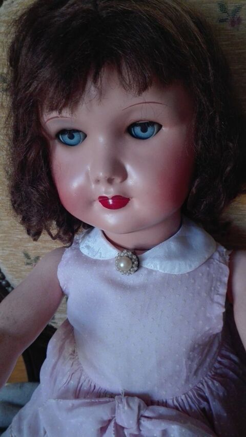 POUPEE ANCIENNE ANNEE 1940 120 Beaumont (63)