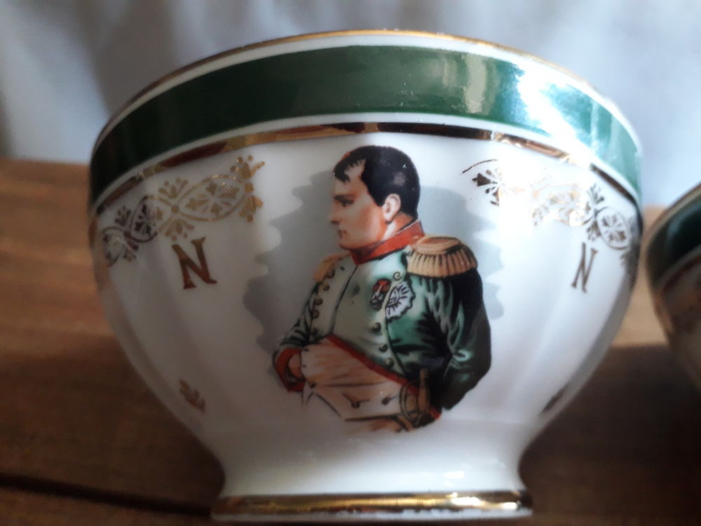 Petits bols en porcelaine : Napol&eacute;on et Jos&eacute;phine 