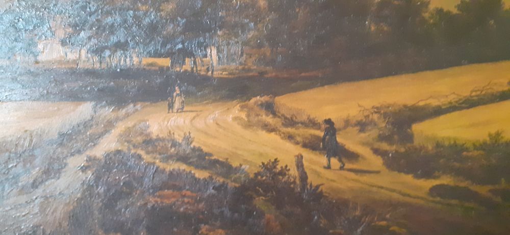Tableau Champs de bl&eacute;. Ruisdael Jacob Van. Décoration