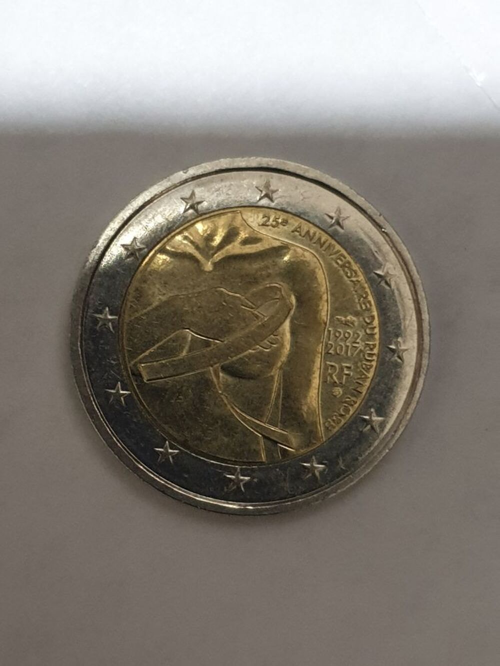 Pi&egrave;ce 2 € 25e Anniversaire du Ruban Rose 
