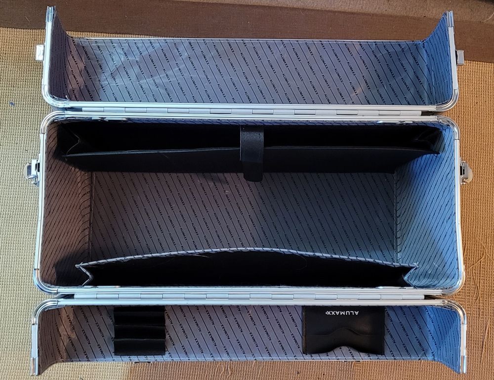 Valise "cabine pilote" ou "DJ", Alumaxx en aluminium Maroquinerie