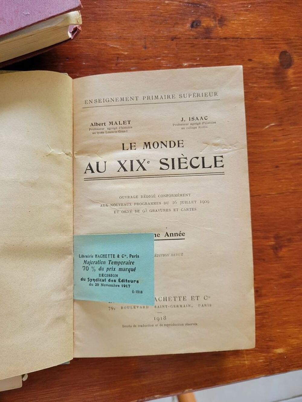 Lot de livres anciens d'histoire 
