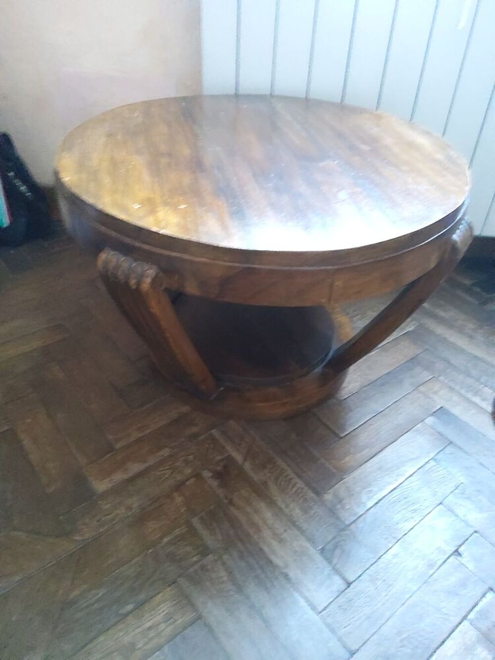 TABLE SALON RONDE EN BOIS Meubles