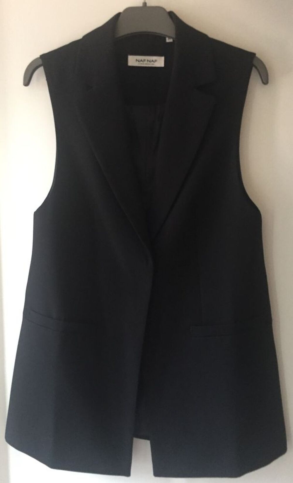 Veste sans manche Noir NAF NAF neuve Vêtements