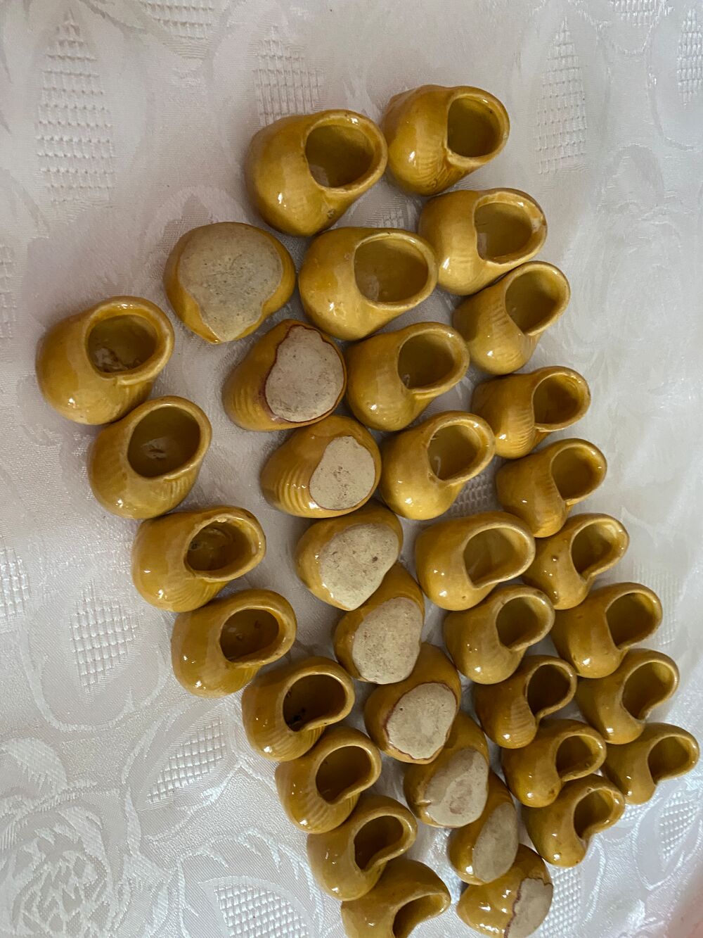Coquilles pour escargots gr&egrave;s jaune Cuisine