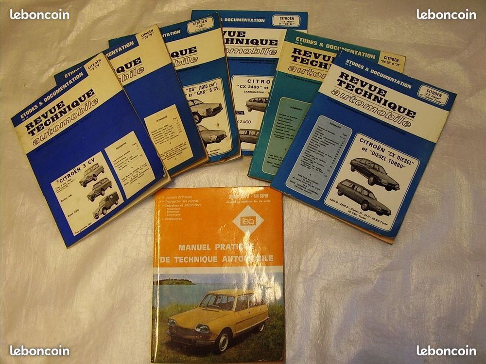 REVUE TECHINIQUES CITROEN VINTAGE Livres et BD