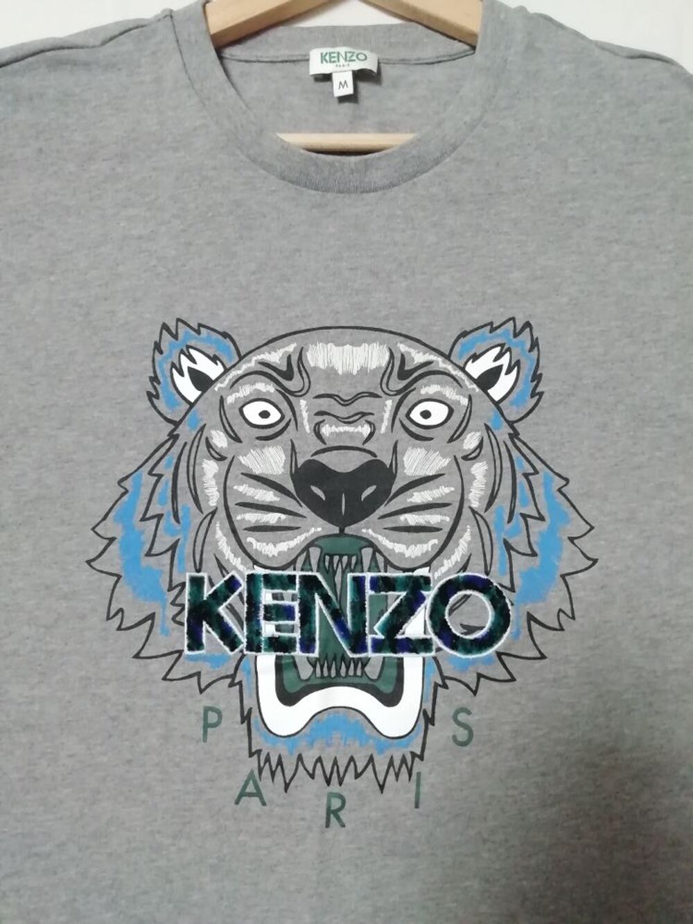 T-shirt Kenzo Tigre 'leopard' Tourterelle Taille M Vêtements