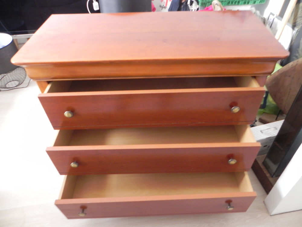  Commode en bois 3 tiroirs Meubles