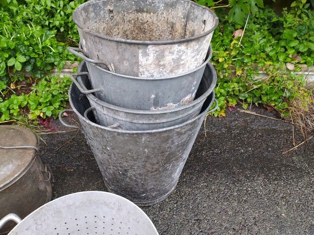 Bassines Zinc Pot Jardin Plantation Diff&eacute;rents Mod&egrave;les
Jardin