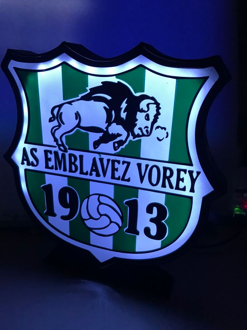 Lampe AS EMBLAVEZ VOREY 3D leds USB Décoration