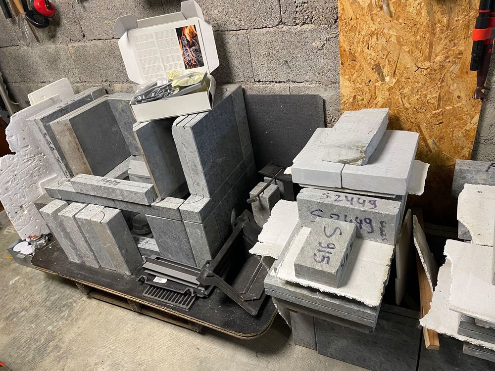 Poele de masse TULIKIVI &agrave; bois en pierre ollaire Bricolage
