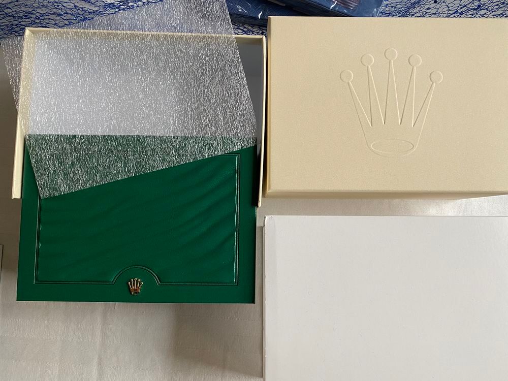 Rolex &eacute;crin + bo&icirc;te Rolex Bijoux et montres