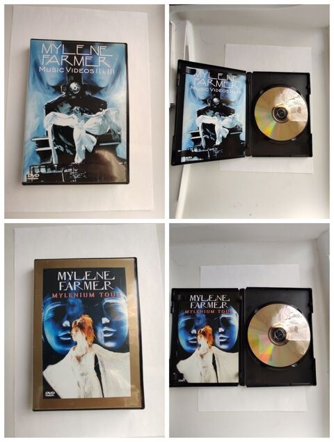 2 DVDs Mylène Farmer Mylènium Tour et Musique vidéo 2&3 10 Soullans (85)