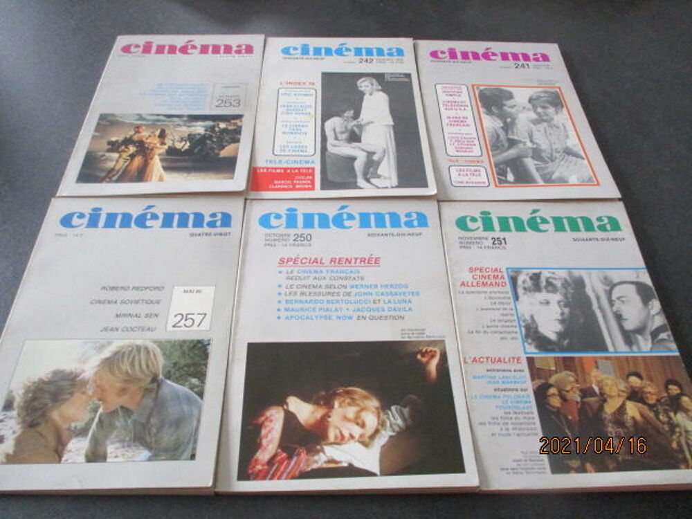 Revue CINEMA Livres et BD