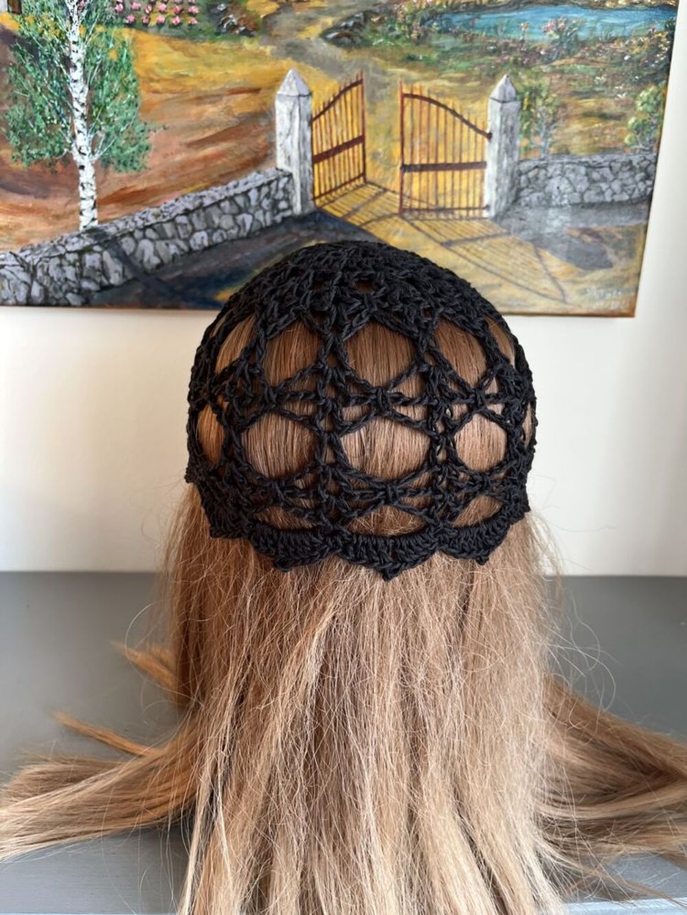 Chapeau Toque Bonnet Bob Noir Vêtements